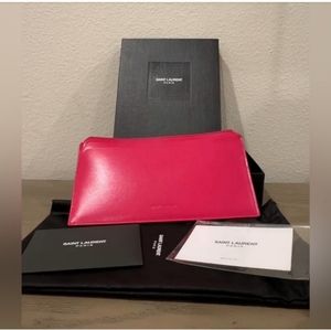 Saint Laurent Paris Open Slot Wallet